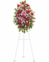Pink Tribute Spray | Salvy The Florist