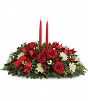 Holiday Shimmer Centerpiece | Salvy the Florist Holiday Shimmer Centerpiece | Salvy the Florist