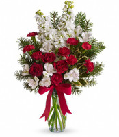 Snowflakes and Sugarplums Christmas Bouquet | Salvy the Florist Snowflakes and Sugarplums Christmas Bouquet | Salvy the Florist