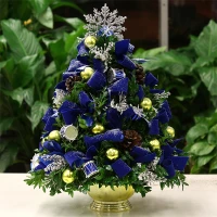 Good Tidings Christmas Boxwood Tree Salvy the Florist