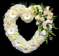 Salvy's Tasteful Tribute Heart | Salvy the Florist Salvy's Tasteful Tribute Heart | Salvy the Florist
