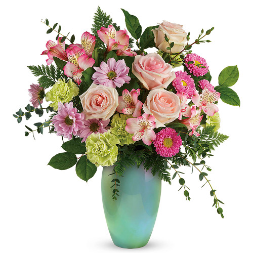 Teleflora's Enamored With Aqua Bouquet | Salvy the Florist