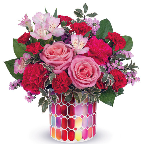 Teleflora's Charming Mosaic Bouquet For Valentine's Day  | Salvy the Florist