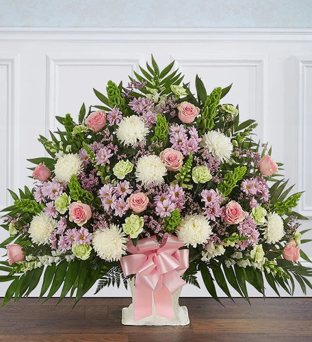 Pastel Elegance Sympathy Basket | Salvy the Florist