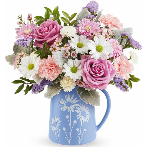 Teleflora's Pastel Meadow Bouquet For Mother's Day