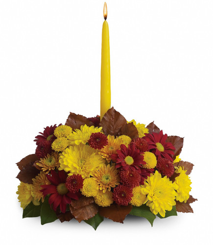 Harvest Happiness Thanksgiving Centerpiece | Salvy the Florist