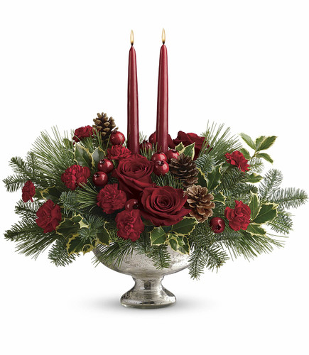 Teleflora's Shining Bright Centerpiece | Salvy the Florist