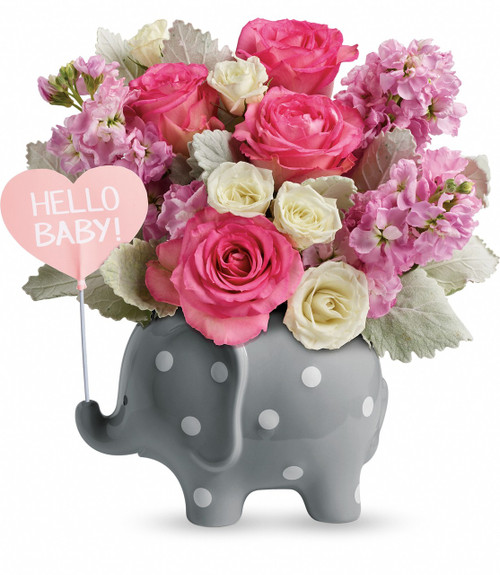 Teleflora's Hello Sweet Baby arrangement