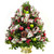 Holly Jolly Christmas Boxwood Tree | Salvy The Florist