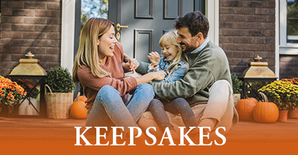 Fall Flowers in Keepsake Containers by Salvy the Florist