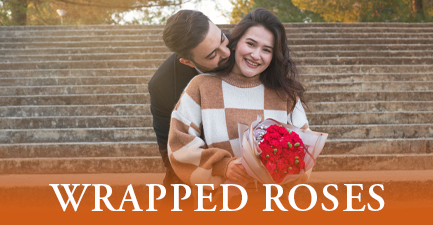 Deluxe Wrapped Roses by Salvy the Florist