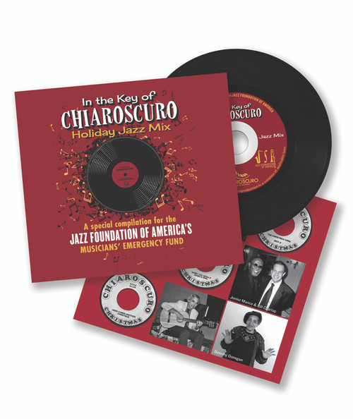 Product 32 Bar Blues In The Key Of Chiaroscuro CD, musical album featuring a vinyl record and promotional collage with artist photos and album artwork.