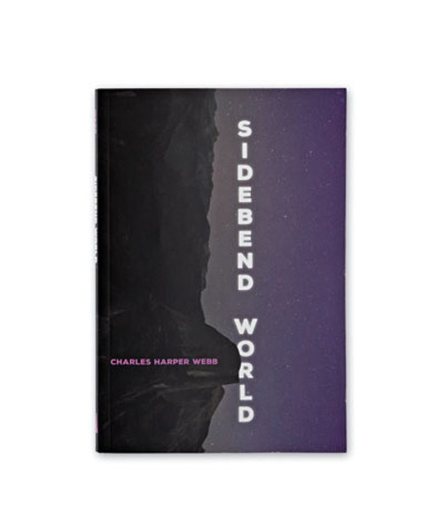 32 Bar Blues Charles Harper Webb - Sidebend World, cover of the book featuring a starry night sky and mountain silhouette.