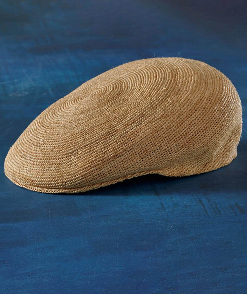 Ragtop Deluxe, woven straw hat with a rounded, domed shape, crafted for stylish sun protection and comfort.