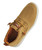 32 Bar Blues Sneakin' Around, a casual men's sneaker in tan canvas material with brown leather accents and a white sole.
