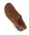 32 Bar Blues Slowly But Surely, Brown suede casual shoe with white sole and dark blue heel detail.