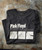 Prism T-shirt, black graphic T-shirt featuring Pink Floyd band logo and album art from The Dark Side of the Moon