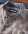 Beautifully Broken men's button-up shirt, close-up of the collar and chest area.