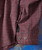 Do Your Own Thing men's dress shirt, close-up of sleeve with checkered pattern and buttoned cuff.