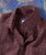 Do Your Own Thing, men's casual button-up shirt in a maroon plaid pattern with white and black lines, featuring a classic collar and chest pocket.