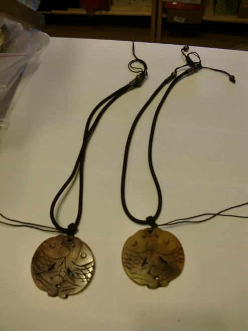 Double Fish Silk Necklace