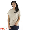 H&K Logo T-Shirt Sand - Tan