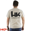 H&K Logo T-Shirt Sand - Tan