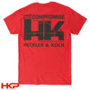 H&K No Compromise T-Shirt - Small - Red