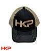 HKP Baseball Trucker Cap - Tan & Black