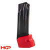 HKP 15 Round HK VP9SK, Hk P30SK 9mm Magazine with Finger Rest - Red