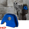 HKP HK VP9/VP9SK, HK VP40 Windowed Slide Plate - Blue