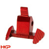 Red anodized HK Parts enhanced magazine release aluminum upgrade for HK USP P2000 HK45C pistols
