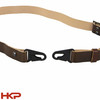 HKP HK MP5K, SP5K, SP89 Single Point Leather Sling - Dark Brown 