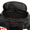 Open top / interior - HKP small range bag interior view with zippered opening, padded lining, and internal storage pockets