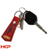 HKP Leather Key Chain - Red MP5