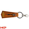 HKP Leather Key Chain - Brown G3