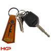 HKP Leather Key Chain - Brown G3
