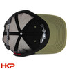 HKP Baseball Trucker Snapback Cap - OSFM - Black & OD Green