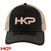 HKP Baseball Trucker Snapback Cap - OSFM - Tan & Black