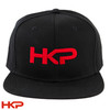 HKP Flat Brim Snapback Hat - OSFM - Black