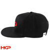 HKP Flat Brim Snapback Hat - OSFM - Black