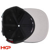 HKP Flat Brim Snapback Hat - OSFM - Black