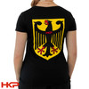 HKP Womens Short Sleeve Bundesadler Shirt  - Black