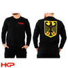 HKP Mens Long Sleeve Bundesadler Shirt  - Black