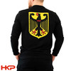 HKP Mens Long Sleeve Bundesadler Shirt  - Black