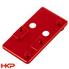 HK VP9 Optic Plate #2 - Trijicon RMR, Holosun, Swampfox - Red Dot Pistol Mount - Red - BLEMISHED