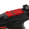 HK VP9 Optic Plate #2 - Trijicon RMR, Holosun, Swampfox - Red Dot Pistol Mount - Red - BLEMISHED