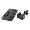 HK VP9 Sight and Optic Mount Set - Green Fiber Optic - RMR