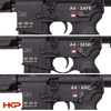 HK416, MR556 ARC-Fire Trigger - V2 with 416 Selectors - 2, 3, 6 Round Options