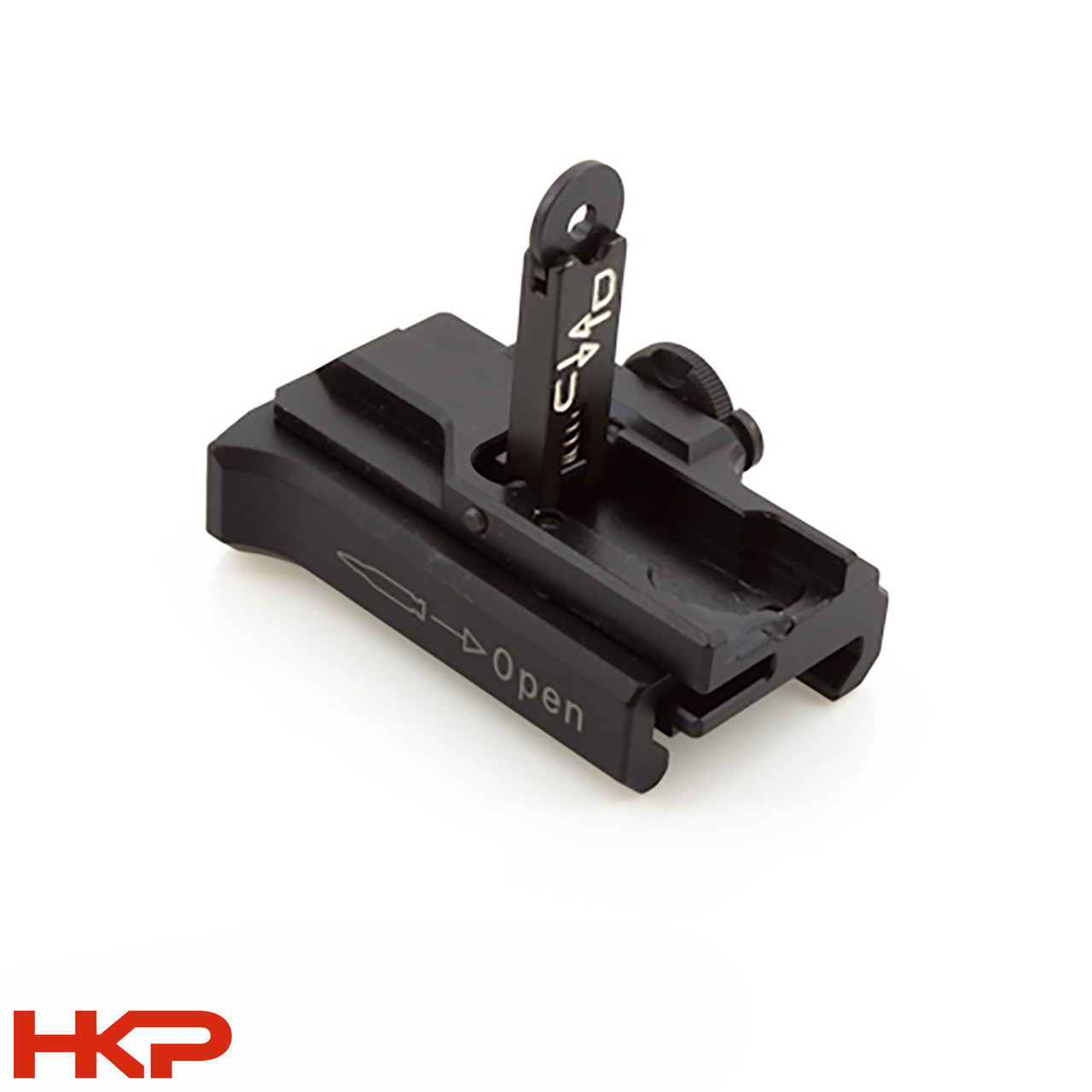 HK416, HK417, MR556, MR762 Flip Up Rear Sight - 2mm